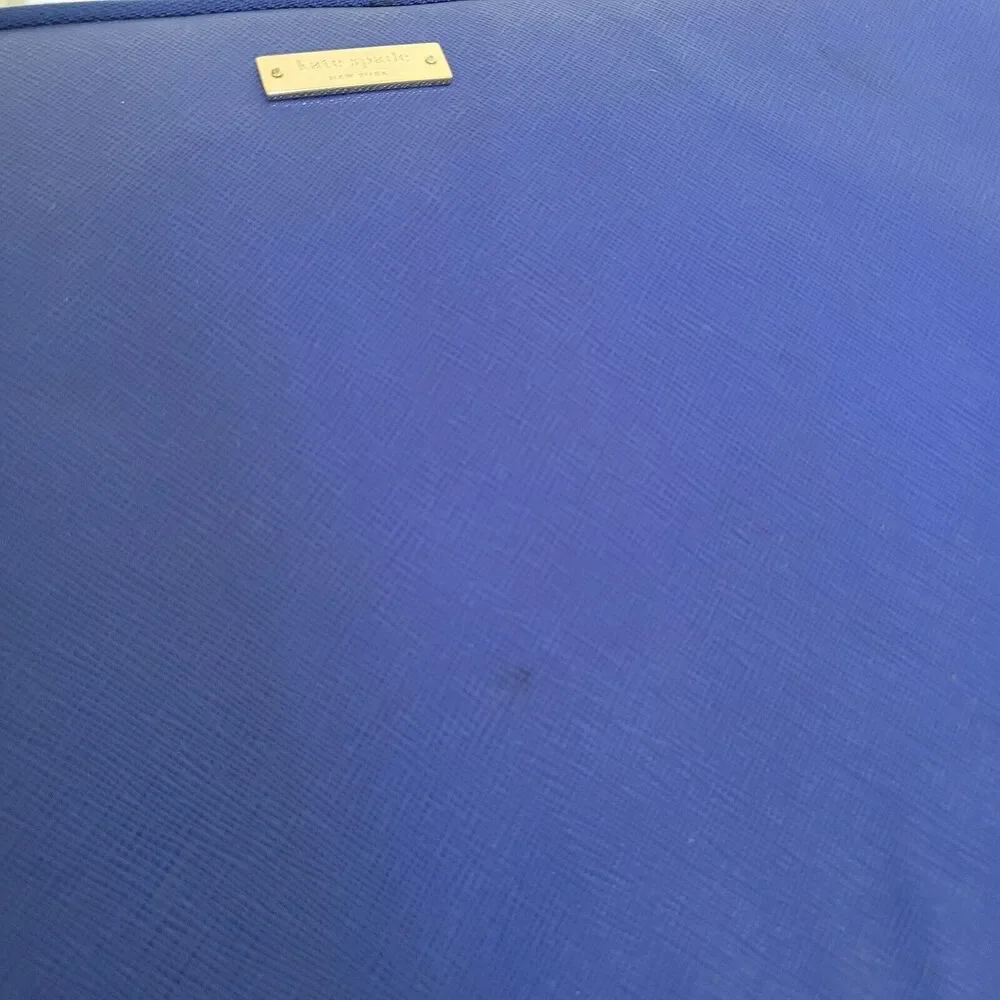 Kate Spade Slim Universal Blue Laptop Bag Sleeve Pouch Zip 13Inch Padded